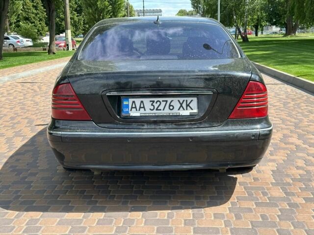 Чорний Мерседес С Клас, об'ємом двигуна 5 л та пробігом 300 тис. км за 3200 $, фото 5 на Automoto.ua