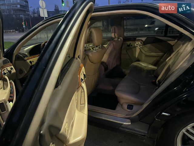 Чорний Мерседес С Клас, об'ємом двигуна 5 л та пробігом 555 тис. км за 4800 $, фото 9 на Automoto.ua