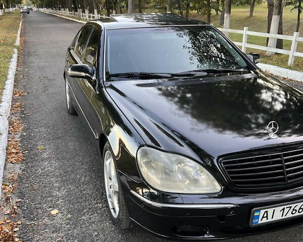 Чорний Мерседес С Клас, об'ємом двигуна 5 л та пробігом 350 тис. км за 5000 $, фото 2 на Automoto.ua