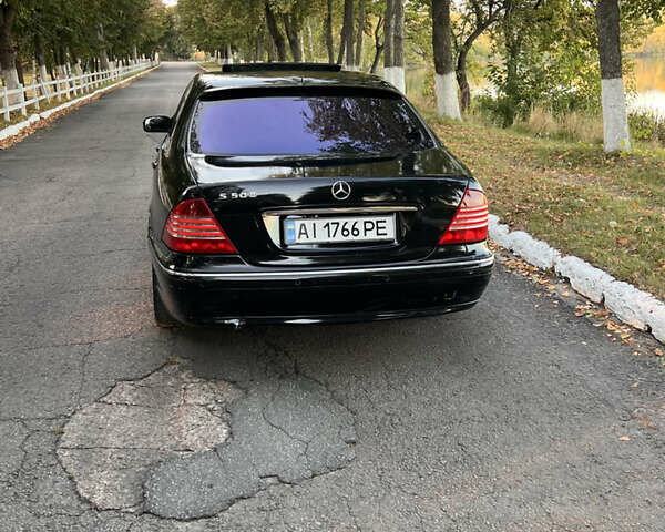 Чорний Мерседес С Клас, об'ємом двигуна 5 л та пробігом 350 тис. км за 5000 $, фото 6 на Automoto.ua