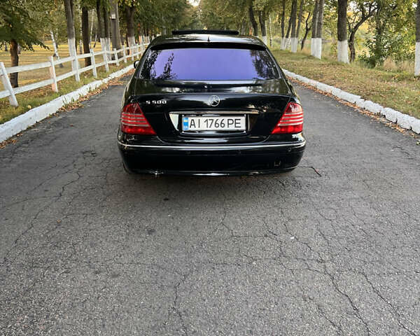 Чорний Мерседес С Клас, об'ємом двигуна 5 л та пробігом 350 тис. км за 5000 $, фото 5 на Automoto.ua