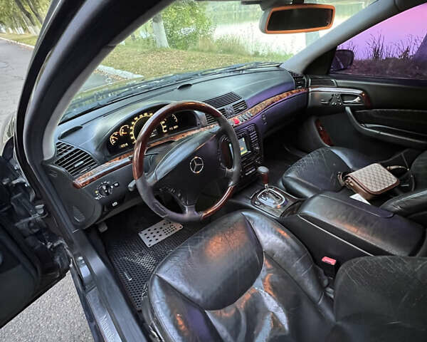 Черный Мерседес С Класс, объемом двигателя 5 л и пробегом 350 тыс. км за 4700 $, фото 7 на Automoto.ua