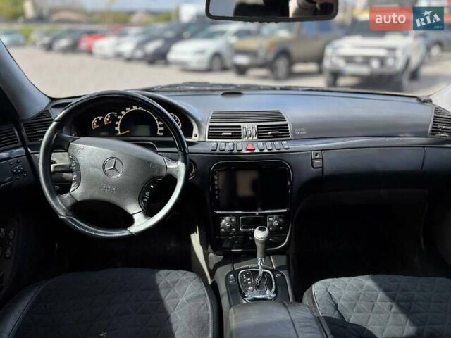 Чорний Мерседес С Клас, об'ємом двигуна 4.97 л та пробігом 430 тис. км за 7200 $, фото 12 на Automoto.ua