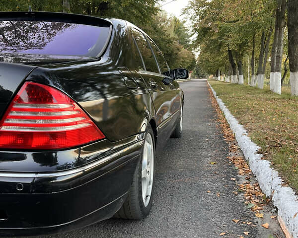 Чорний Мерседес С Клас, об'ємом двигуна 5 л та пробігом 350 тис. км за 5000 $, фото 4 на Automoto.ua