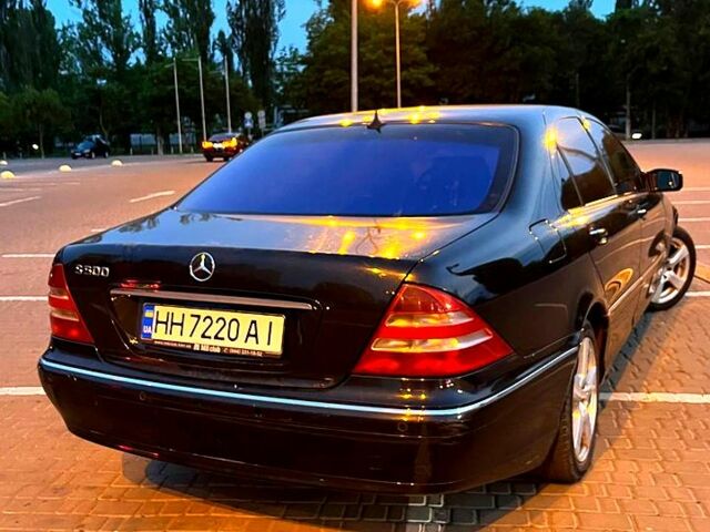 Чорний Мерседес С Клас, об'ємом двигуна 5 л та пробігом 0 тис. км за 6500 $, фото 1 на Automoto.ua