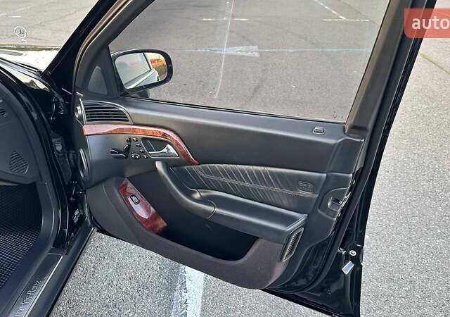 Чорний Мерседес С Клас, об'ємом двигуна 4 л та пробігом 400 тис. км за 7000 $, фото 13 на Automoto.ua