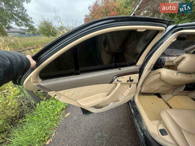 Черный Мерседес С Класс, объемом двигателя 5 л и пробегом 355 тыс. км за 4400 $, фото 14 на Automoto.ua