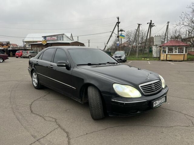 Чорний Мерседес С Клас, об'ємом двигуна 5 л та пробігом 250 тис. км за 4800 $, фото 2 на Automoto.ua