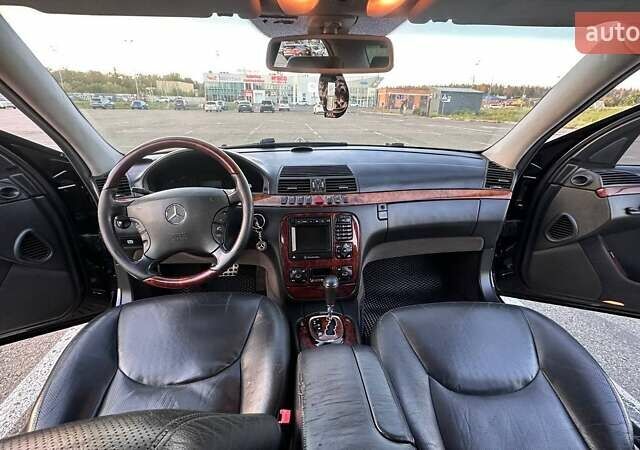 Чорний Мерседес С Клас, об'ємом двигуна 4 л та пробігом 400 тис. км за 7000 $, фото 7 на Automoto.ua