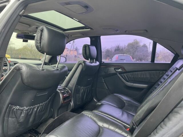 Чорний Мерседес С Клас, об'ємом двигуна 5 л та пробігом 250 тис. км за 4800 $, фото 6 на Automoto.ua