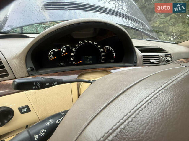 Черный Мерседес С Класс, объемом двигателя 5 л и пробегом 355 тыс. км за 4400 $, фото 17 на Automoto.ua