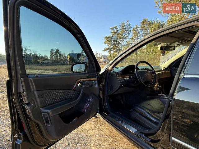 Черный Мерседес С Класс, объемом двигателя 3.2 л и пробегом 325 тыс. км за 7500 $, фото 23 на Automoto.ua