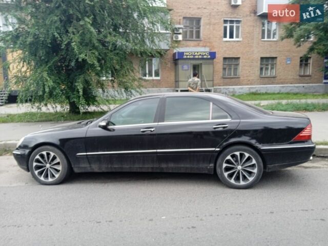 Чорний Мерседес С Клас, об'ємом двигуна 5 л та пробігом 440 тис. км за 6500 $, фото 4 на Automoto.ua