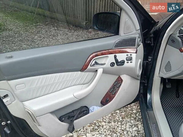 Черный Мерседес С Класс, объемом двигателя 3.2 л и пробегом 325 тыс. км за 4500 $, фото 6 на Automoto.ua