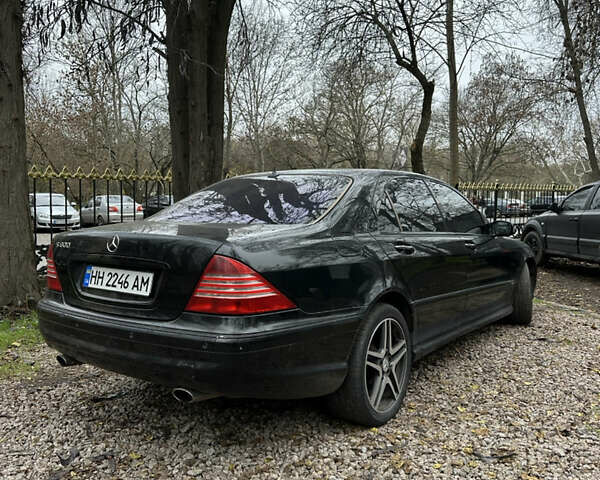 Чорний Мерседес С Клас, об'ємом двигуна 6 л та пробігом 250 тис. км за 4800 $, фото 3 на Automoto.ua