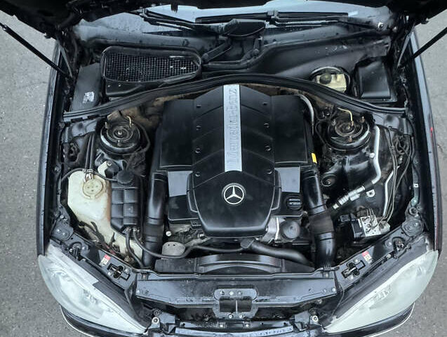 Чорний Мерседес С Клас, об'ємом двигуна 5 л та пробігом 470 тис. км за 3999 $, фото 6 на Automoto.ua