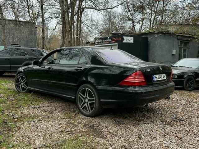 Чорний Мерседес С Клас, об'ємом двигуна 6 л та пробігом 250 тис. км за 4800 $, фото 5 на Automoto.ua