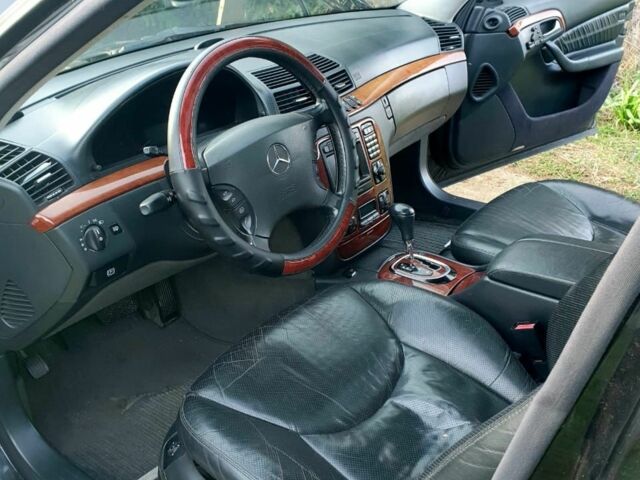 Чорний Мерседес С Клас, об'ємом двигуна 5 л та пробігом 250 тис. км за 3500 $, фото 9 на Automoto.ua