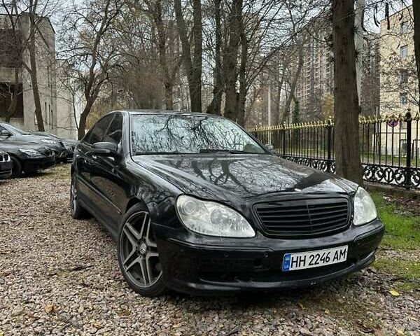 Чорний Мерседес С Клас, об'ємом двигуна 6 л та пробігом 250 тис. км за 4800 $, фото 1 на Automoto.ua