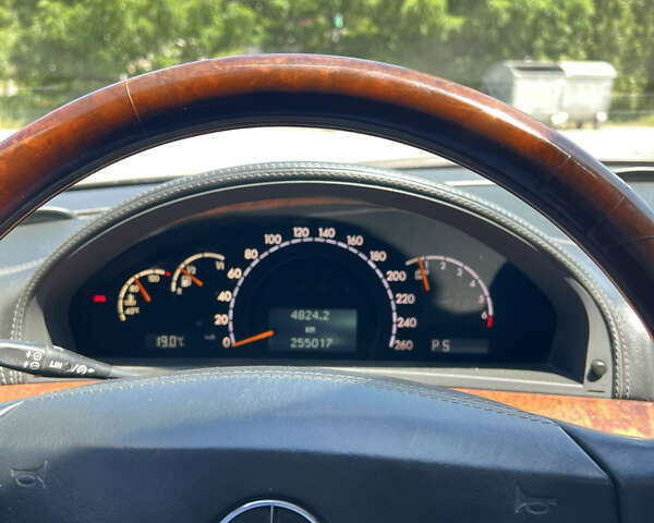 Чорний Мерседес С Клас, об'ємом двигуна 5.51 л та пробігом 250 тис. км за 6500 $, фото 14 на Automoto.ua