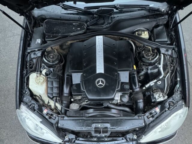 Чорний Мерседес С Клас, об'ємом двигуна 5 л та пробігом 200 тис. км за 3999 $, фото 6 на Automoto.ua