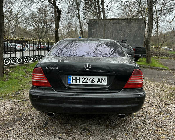 Чорний Мерседес С Клас, об'ємом двигуна 6 л та пробігом 250 тис. км за 4800 $, фото 4 на Automoto.ua