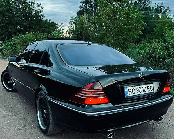 Чорний Мерседес С Клас, об'ємом двигуна 5 л та пробігом 277 тис. км за 7777 $, фото 9 на Automoto.ua