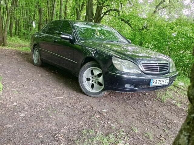 Чорний Мерседес С Клас, об'ємом двигуна 3.2 л та пробігом 170 тис. км за 5000 $, фото 2 на Automoto.ua