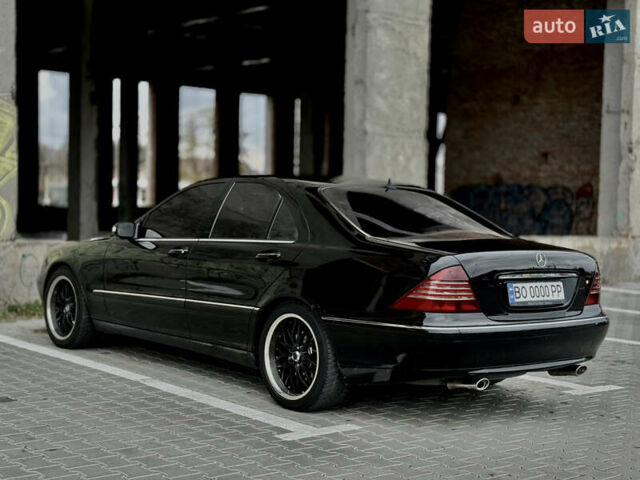 Чорний Мерседес С Клас, об'ємом двигуна 5 л та пробігом 280 тис. км за 7777 $, фото 11 на Automoto.ua