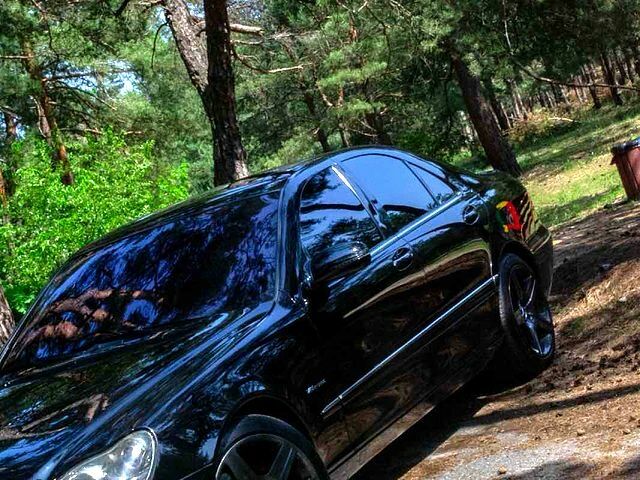 Черный Мерседес С Класс, объемом двигателя 5 л и пробегом 270 тыс. км за 7500 $, фото 2 на Automoto.ua