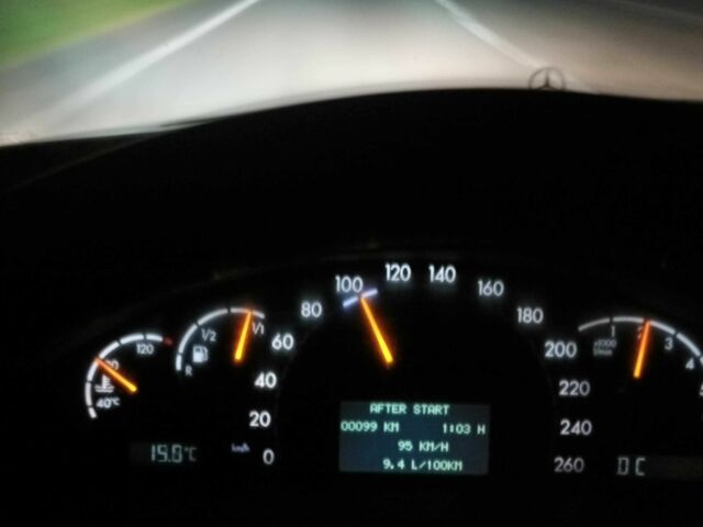 Черный Мерседес С Класс, объемом двигателя 5 л и пробегом 432 тыс. км за 8800 $, фото 1 на Automoto.ua