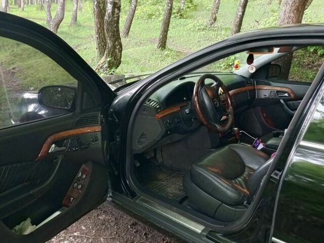 Чорний Мерседес С Клас, об'ємом двигуна 3.2 л та пробігом 170 тис. км за 5000 $, фото 7 на Automoto.ua