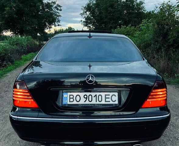 Чорний Мерседес С Клас, об'ємом двигуна 5 л та пробігом 277 тис. км за 7777 $, фото 8 на Automoto.ua