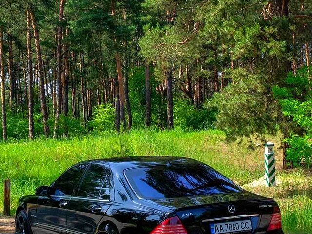 Черный Мерседес С Класс, объемом двигателя 5 л и пробегом 270 тыс. км за 7500 $, фото 9 на Automoto.ua