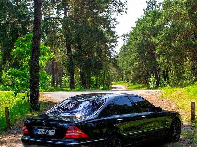 Черный Мерседес С Класс, объемом двигателя 5 л и пробегом 270 тыс. км за 7500 $, фото 3 на Automoto.ua