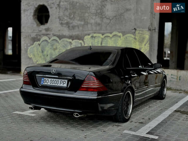 Чорний Мерседес С Клас, об'ємом двигуна 5 л та пробігом 280 тис. км за 7777 $, фото 12 на Automoto.ua