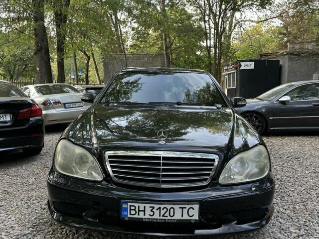 Чорний Мерседес С Клас, об'ємом двигуна 5 л та пробігом 270 тис. км за 4400 $, фото 1 на Automoto.ua