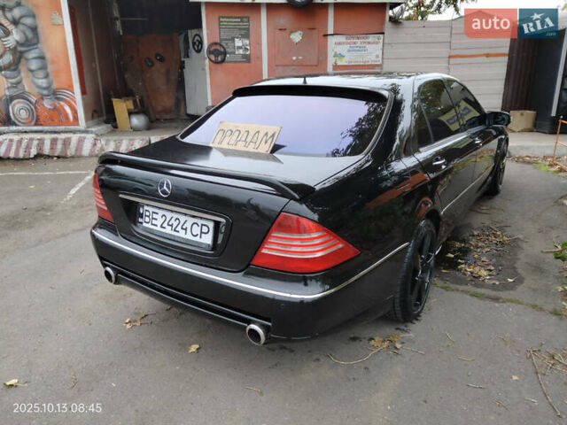 Мерседес С Клас 2003 у Миколаєві на Automoto.ua Чорний Мерседес С Клас, об'ємом двигуна 4.97 л та пробігом 222 тис. км за 4000 $, фото 4 на Automoto.ua