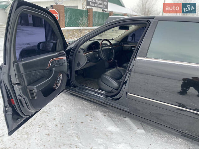 Чорний Мерседес С Клас, об'ємом двигуна 5.51 л та пробігом 265 тис. км за 9300 $, фото 7 на Automoto.ua