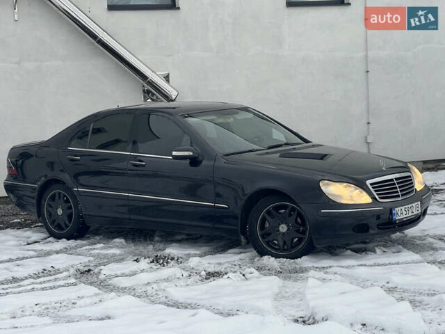 Чорний Мерседес С Клас, об'ємом двигуна 4 л та пробігом 372 тис. км за 3500 $, фото 12 на Automoto.ua