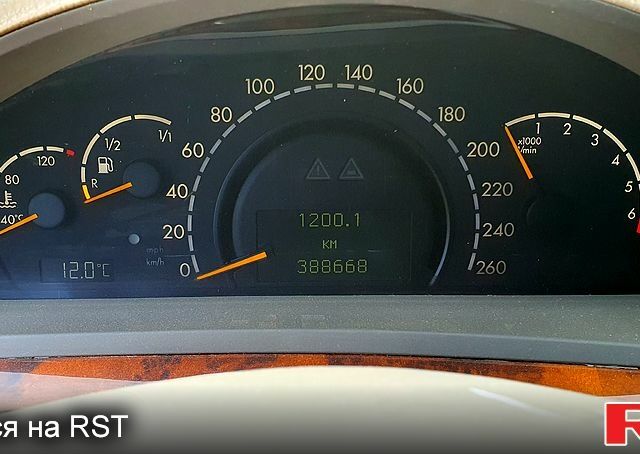 Мерседес С Класс 2003 в Одессе на Automoto.ua Черный Мерседес С Класс, объемом двигателя 5 л и пробегом 400 тыс. км за 2750 $, фото 7 на Automoto.ua