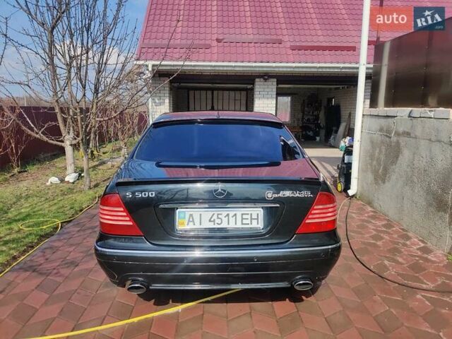 Чорний Мерседес С Клас, об'ємом двигуна 5 л та пробігом 350 тис. км за 8500 $, фото 5 на Automoto.ua