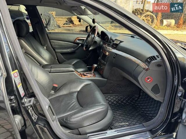 Черный Мерседес С Класс, объемом двигателя 5 л и пробегом 285 тыс. км за 7999 $, фото 46 на Automoto.ua