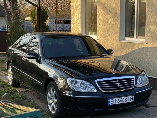 Мерседес С Класс 2004 в Диканьке на Automoto.ua Черный Мерседес С Класс, объемом двигателя 5 л и пробегом 290 тыс. км за 6000 $, фото 1 на Automoto.ua