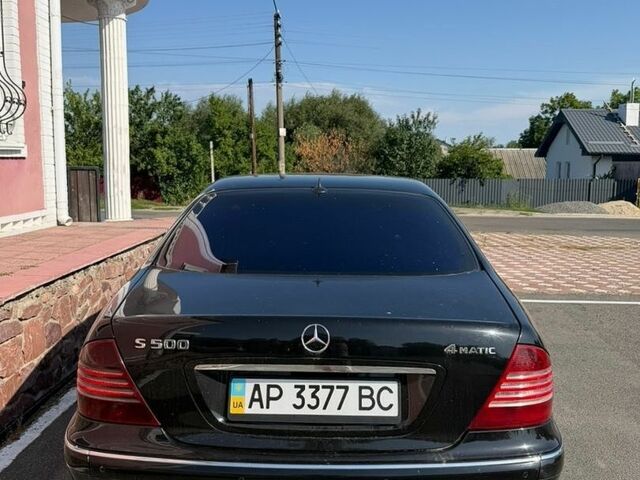 Чорний Мерседес С Клас, об'ємом двигуна 5 л та пробігом 251 тис. км за 6500 $, фото 41 на Automoto.ua