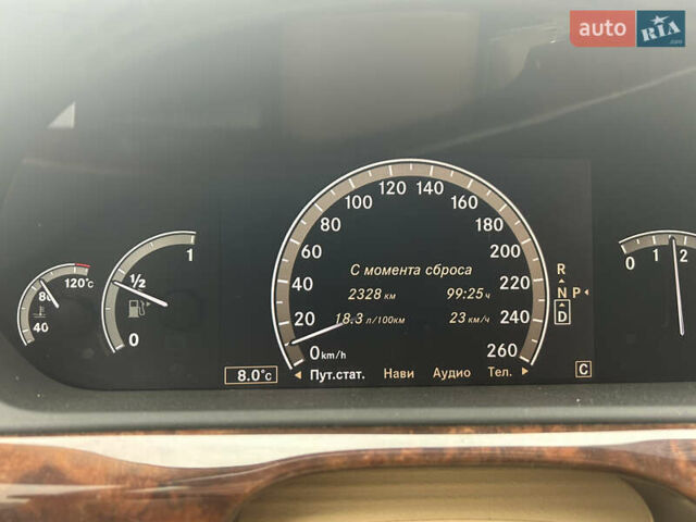 Черный Мерседес С Класс, объемом двигателя 5.46 л и пробегом 301 тыс. км за 13000 $, фото 14 на Automoto.ua