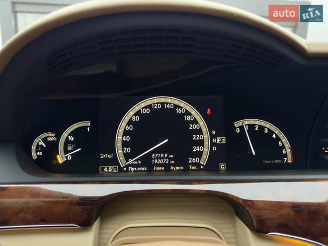 Чорний Мерседес С Клас, об'ємом двигуна 5.51 л та пробігом 193 тис. км за 12700 $, фото 57 на Automoto.ua