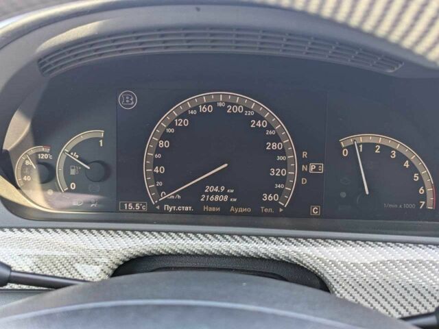 Черный Мерседес С Класс, объемом двигателя 5.5 л и пробегом 217 тыс. км за 10999 $, фото 23 на Automoto.ua