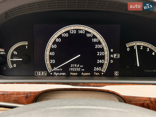 Черный Мерседес С Класс, объемом двигателя 5.5 л и пробегом 192 тыс. км за 16000 $, фото 14 на Automoto.ua