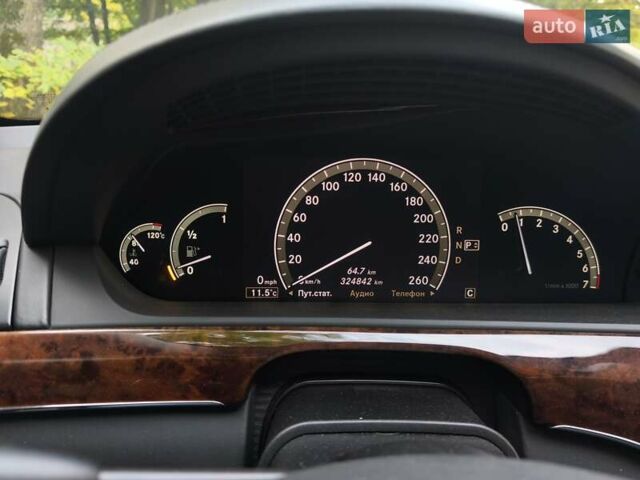 Черный Мерседес С Класс, объемом двигателя 5.46 л и пробегом 322 тыс. км за 15000 $, фото 10 на Automoto.ua